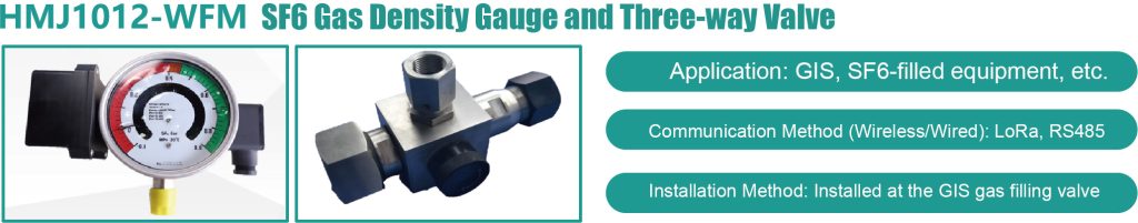 SF6 Gas Density Gauge and Three-way Valve-Parameter