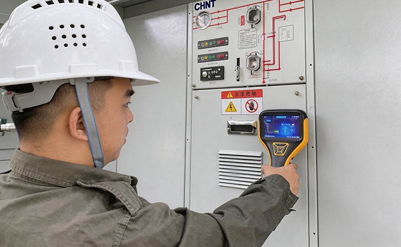 Portable partial discharge detector for switchgear inspection