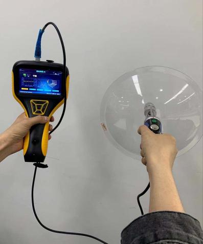 Airborne ultrasonic corona detection sensor for overhead power line inspection