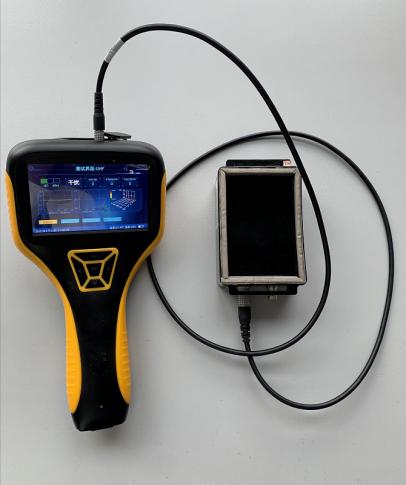 UHF partial discharge sensor installation on GIS equipment